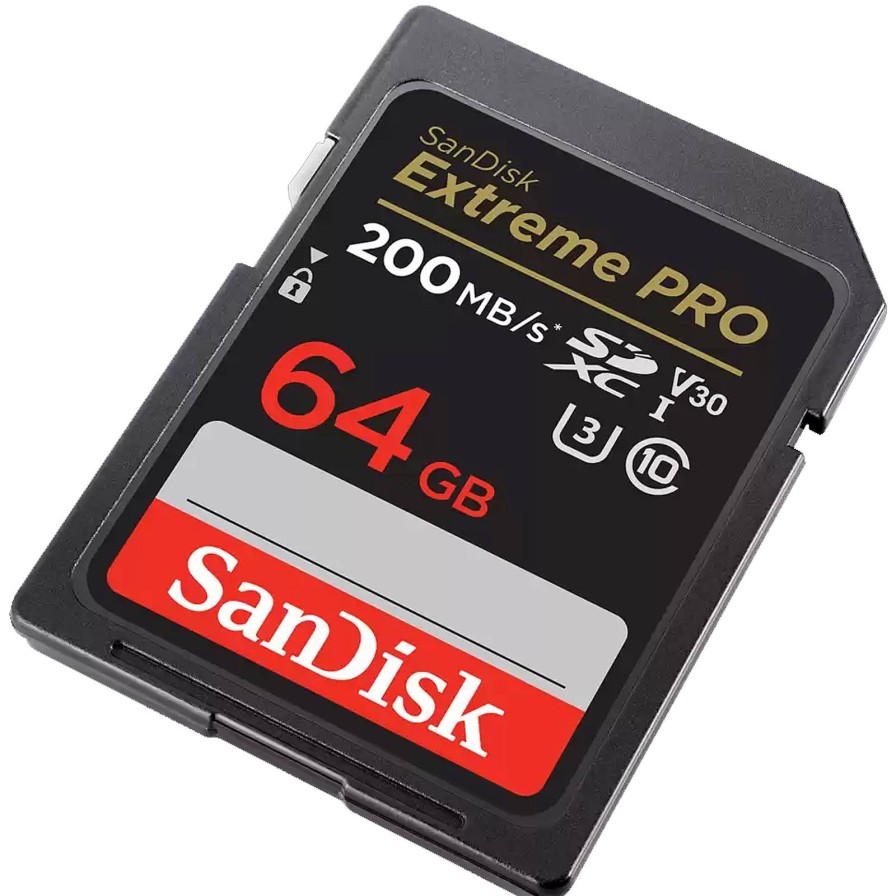 Sandisk Sandisk Extreme Pro 64Gb 200Mb/S Uhs-I V30 Sdxc Memory Card | Memory Cards