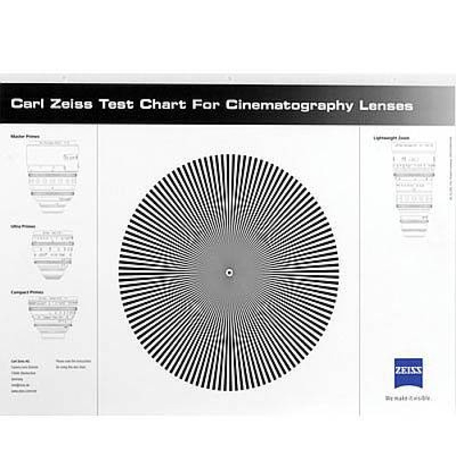 Zeiss Zeiss Siemens Star Test Chart | Colour Calibration