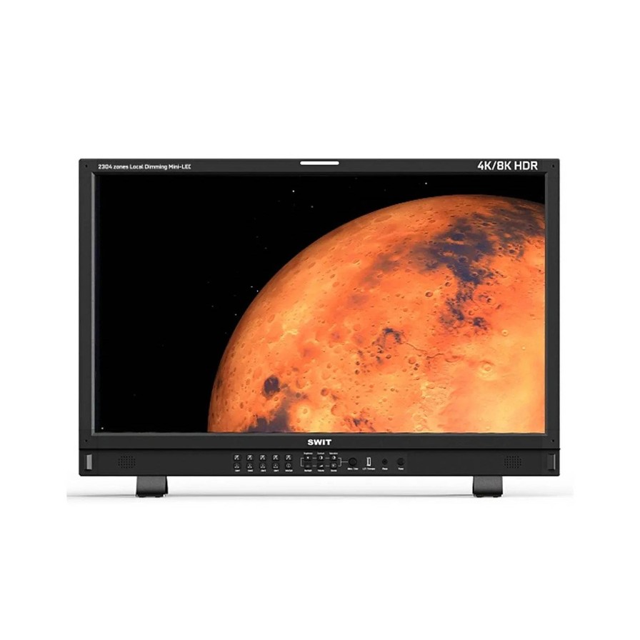 Swit Swit Bm-U325 - 31.5Inch 8K 4X12Gsdi Hdr Zero-Delay Uhd Monitor With Ai-Calibration | Field Monitors And Recorders