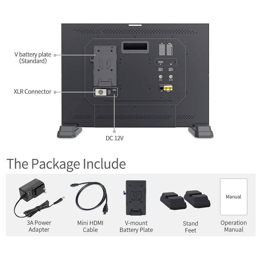 Feelworld Feelworld Lut215 Broadcast Monitor Hdmi Support 4K | Field Monitors And Recorders