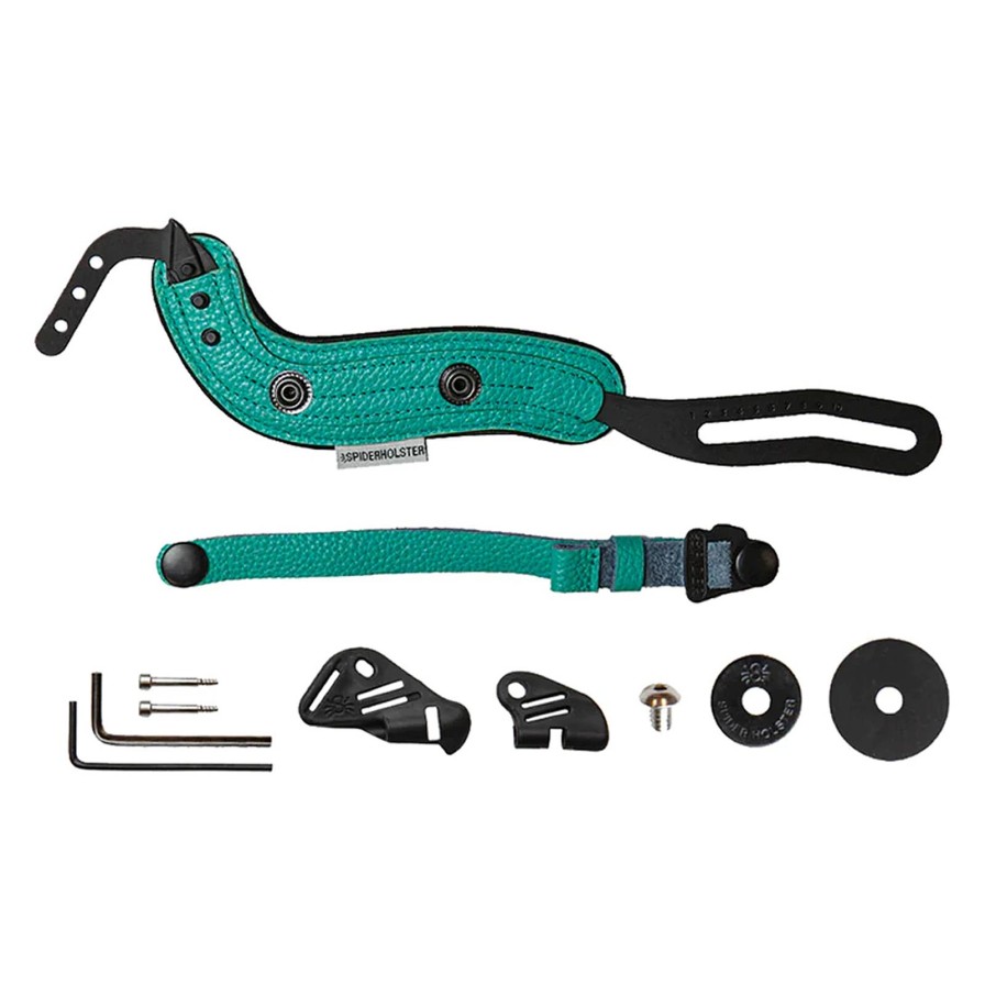 Spider Spiderpro Leather Hand Strap - Teal V2 | Camera Accessories