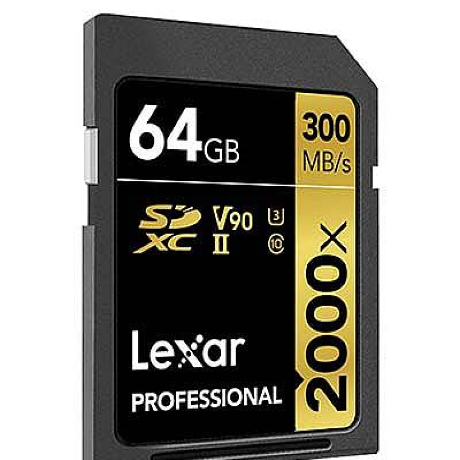 Lexar Lexar 64Gb 2000X (300Mb/Sec) Professional Uhs-Ii Sdxc Card | Memory Cards