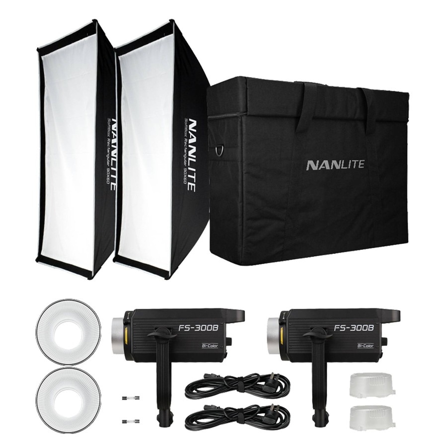 NanLite Nanlite Fs 300B 2-Head Kit | Led Lighting