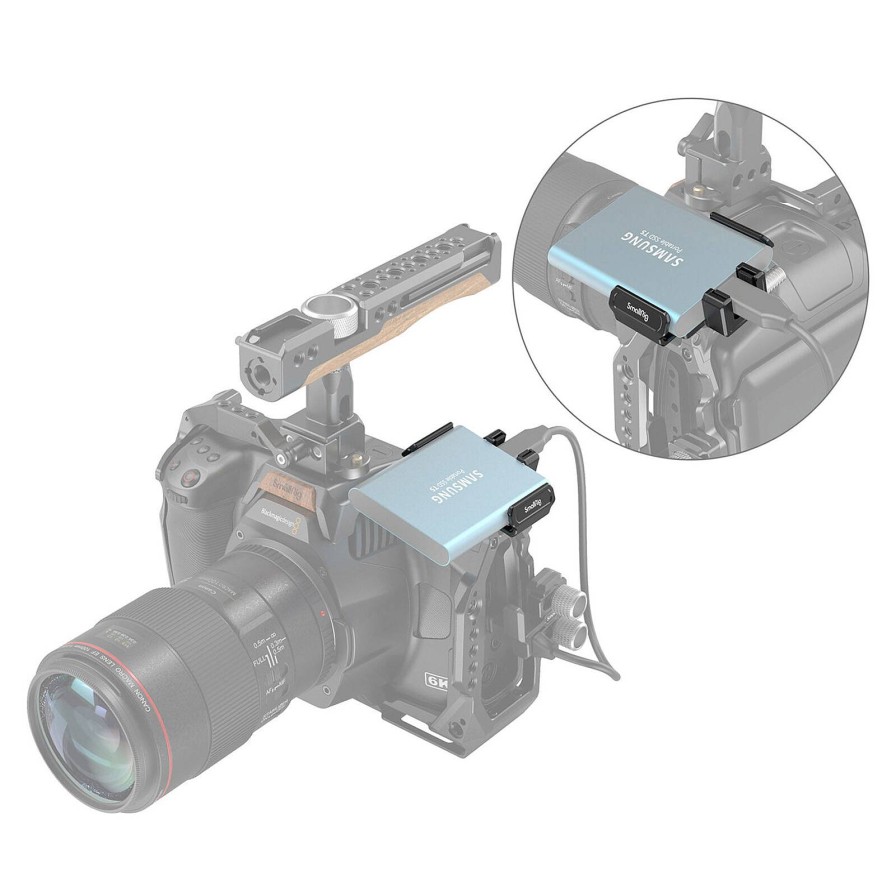 SmallRig Smallrig T5.T7 Ssd Mount For Bmpcc 6K Pro 3272 | Shoulder Rigs, Cages & Baseplates