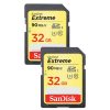 Sandisk Sandisk 32Gb Extreme 100Mb/S Uhs-I V30 Sdhc Card - Twin Pack | Memory Cards