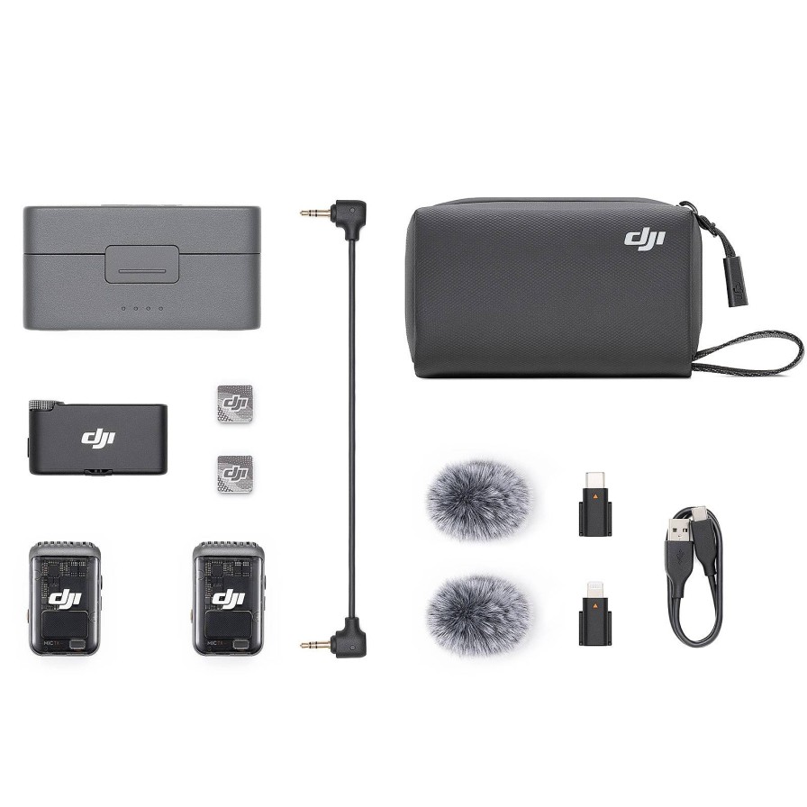 DJI Dji Mic 2 (2Tx + 1Rx + Case) | Radio Mics & Kits