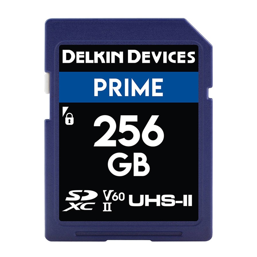 Delkin Delkin Prime 256Gb Uhs-Ii V60 280Mb/S Sdxc Card | Memory Cards