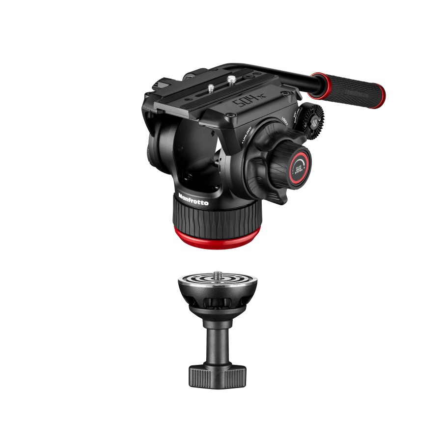 Manfrotto Manfrotto 504X Fluid Video Head With 536 Cf Single Leg Tripod | Video Tripods