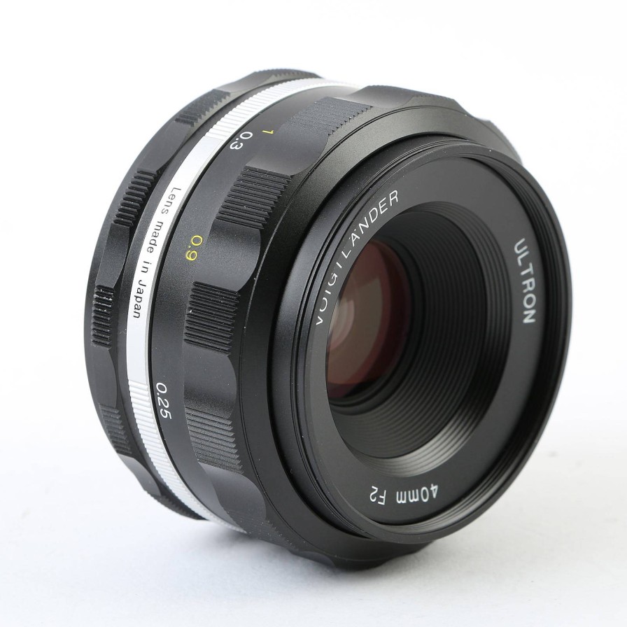 Voigtlander Used Voigtlander 40Mm F2 Sl Ii-S Ultron Lens - Nikon F Fit - Black | Used Lenses