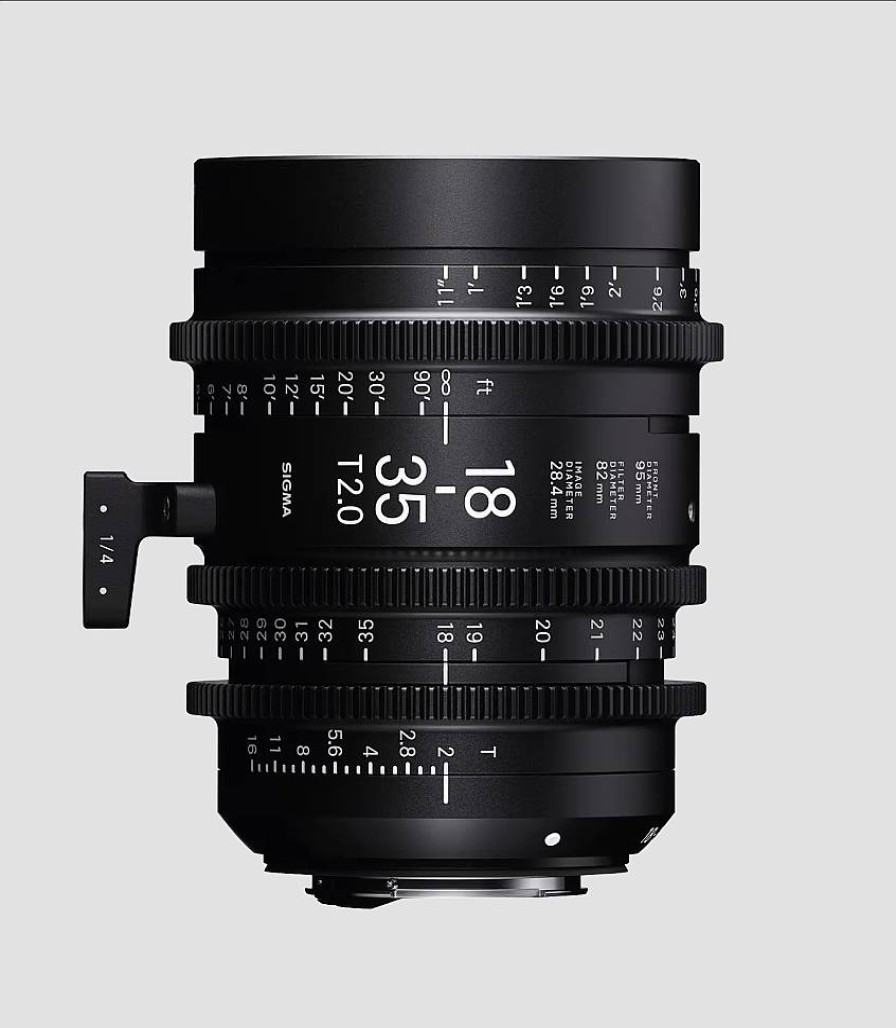 Sigma Sigma Cine 18-35Mm T2 Zoom Lens Fully Luminous Metric - Pl Mount | Cine Lenses