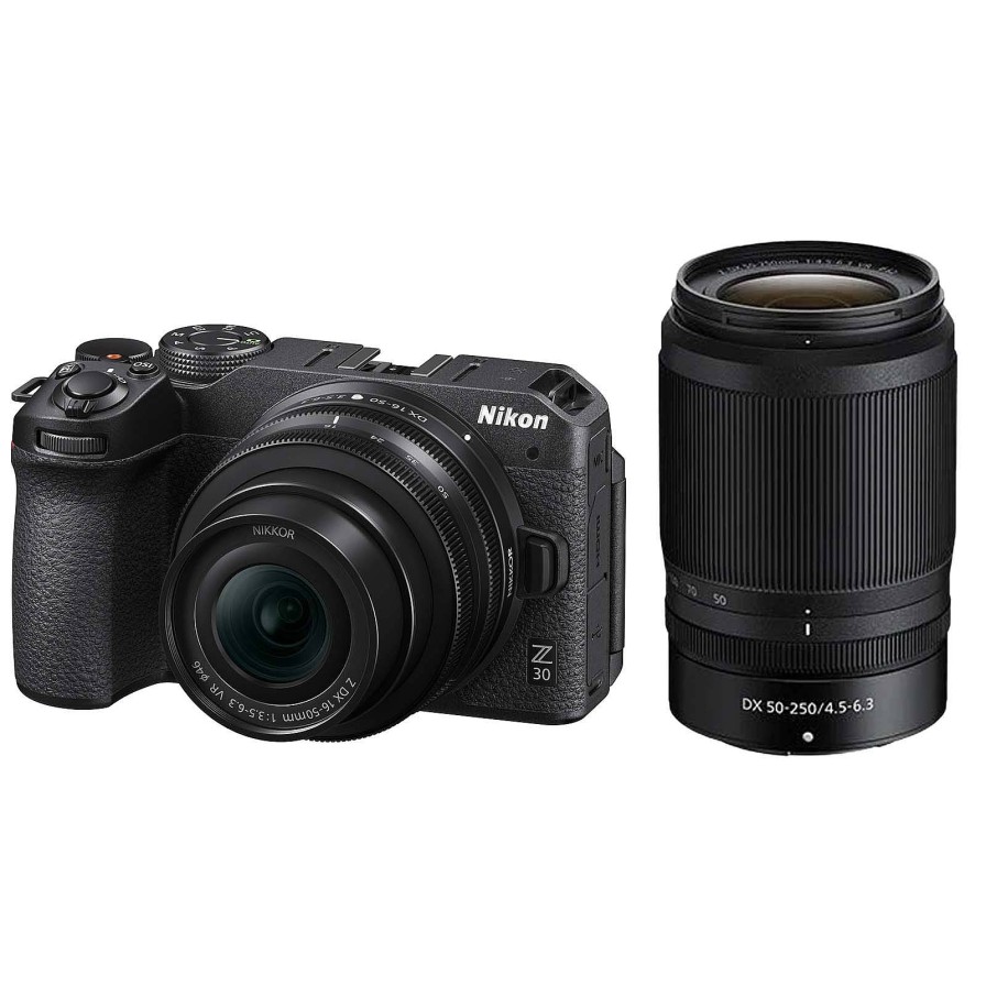 Nikon Nikon Z30 Digital Camera With 16-50Mm And 50-250Mm Lenses | Mirrorless Cameras