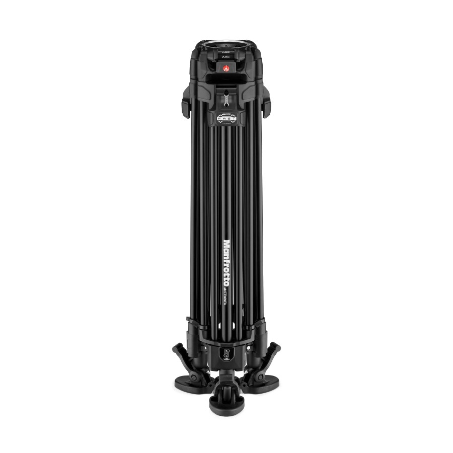 Manfrotto Manfrotto 504X Fluid Video Head With 645 Fast Twin Aluminium Tripod | Video Tripods