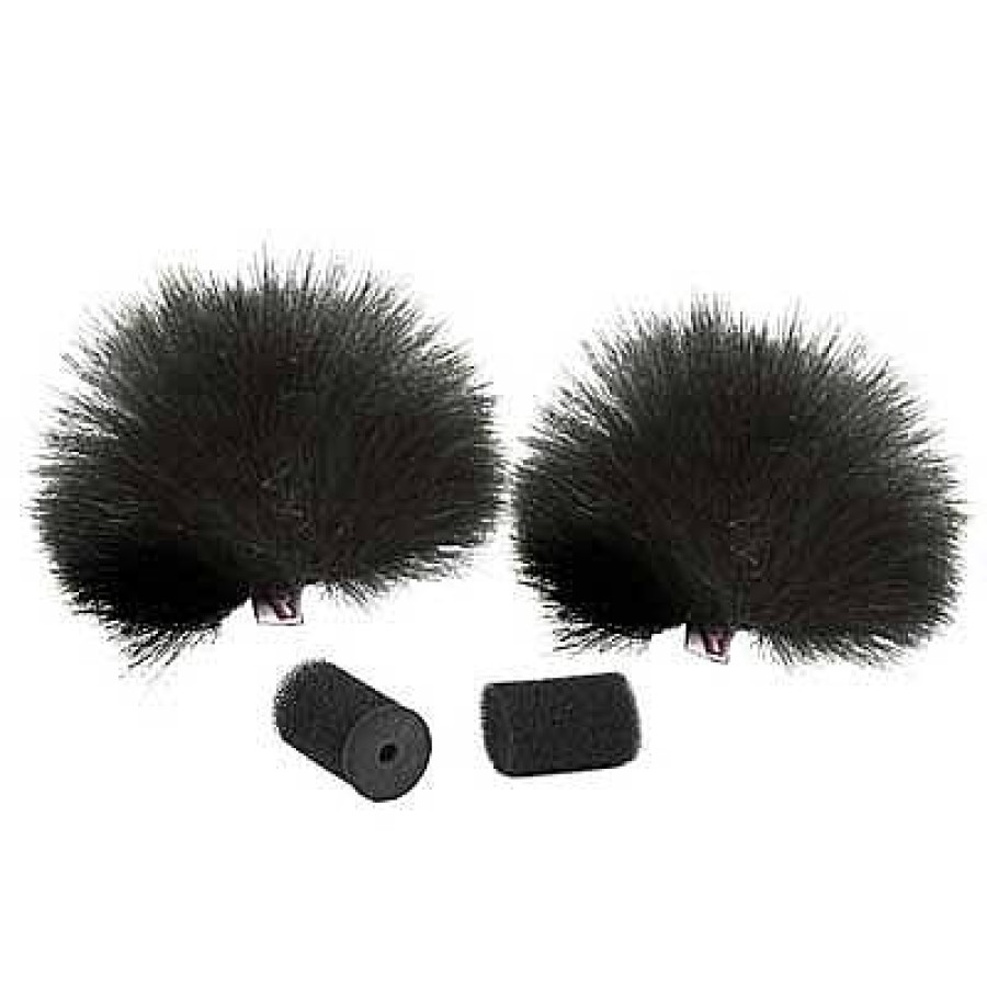 Rycote Rycote Black Lavalier Windjammer - Pair | Wind Protection