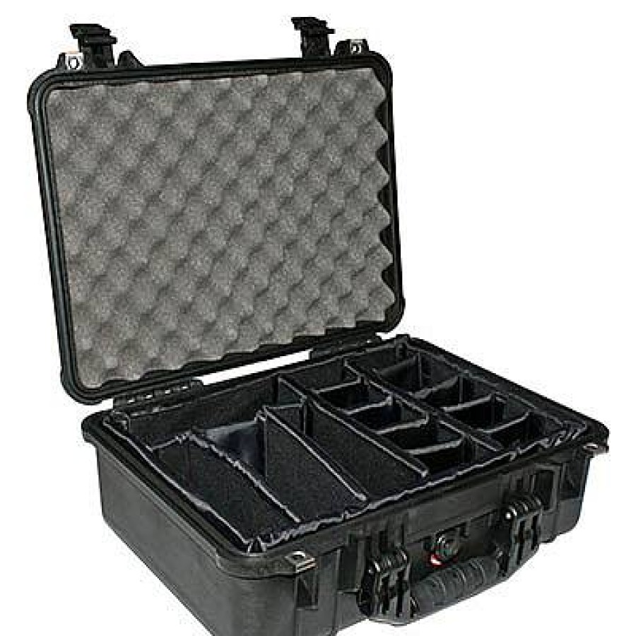 Peli Peli 1500 Case With Dividers - Black | Hard Cases