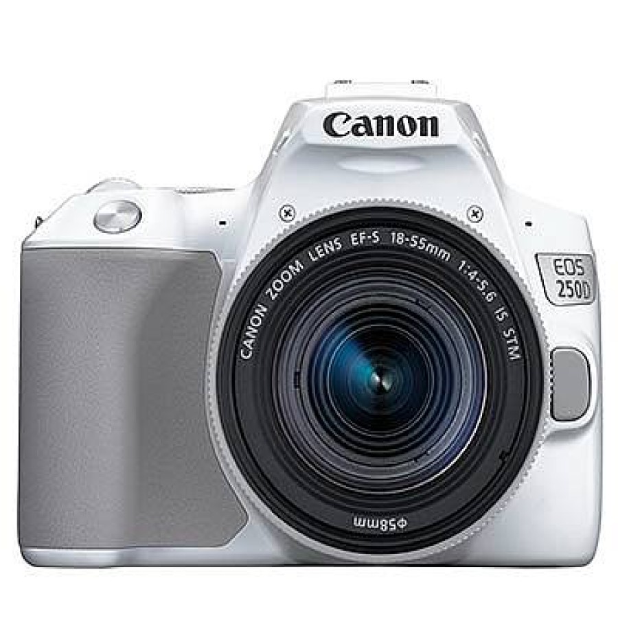 Canon Canon Eos 250D Digital Slr Camera With 18-55Mm Is Stm Lens - White | Dslr Cameras