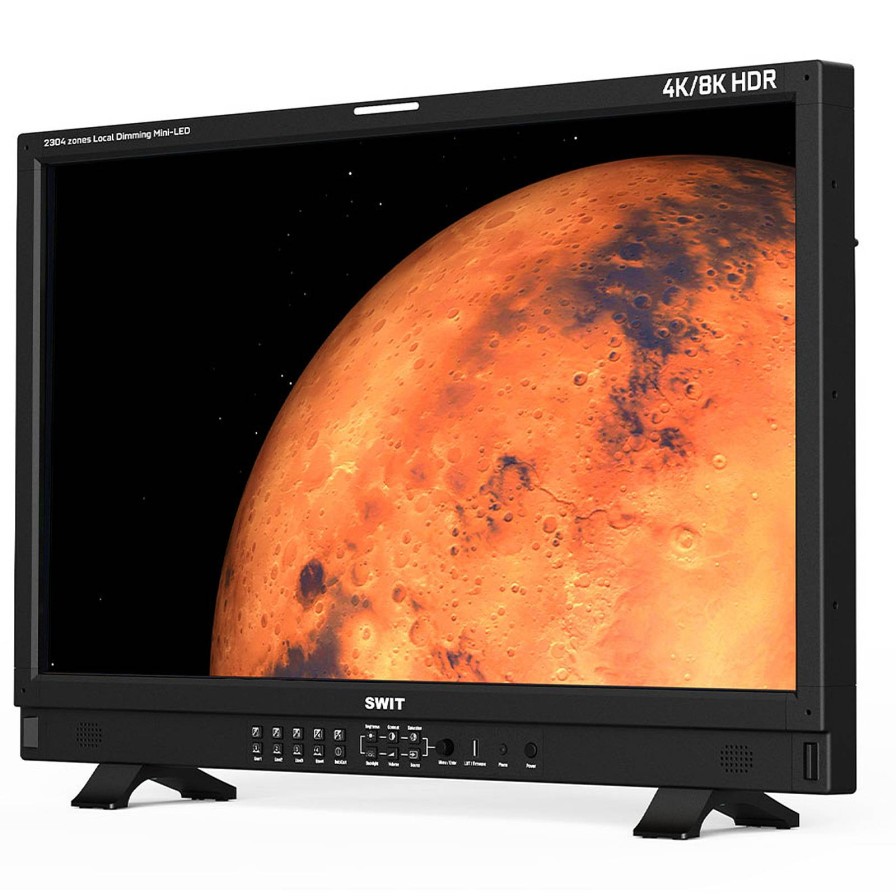 Swit Swit Bm-U325Hdr - 31.5Inch Qled 8K High-Bright 4X12Gsdi Hdr Zero-Delay Dci-4K Monitor | Field Monitors And Recorders