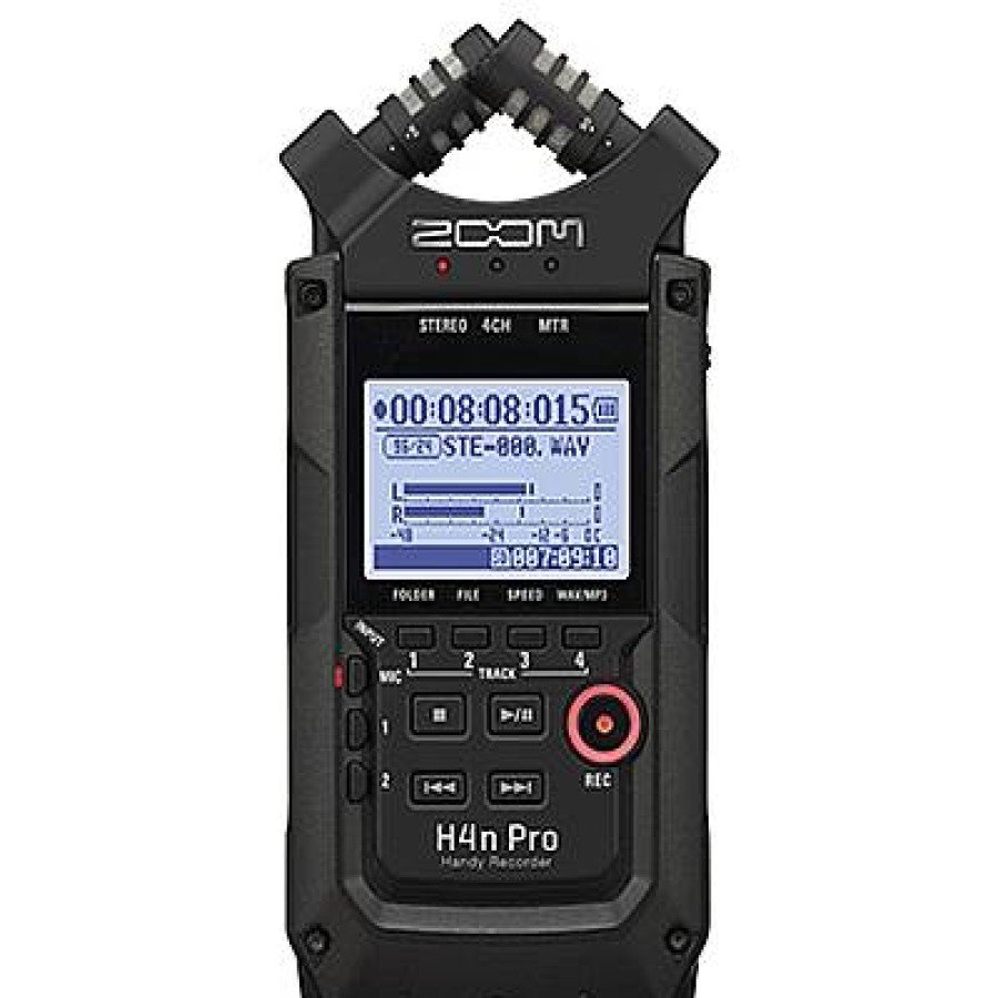 Zoom Zoom H4N Pro Digital Audio Recorder - Black | Audio Recorders & Mixers