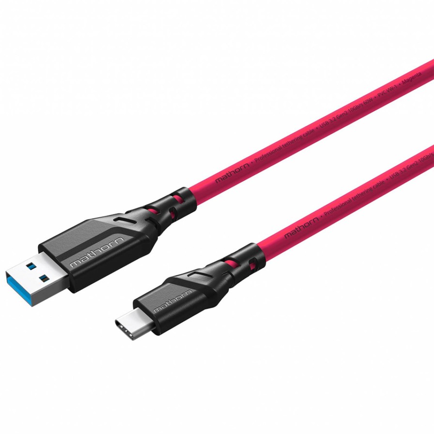 Mathorn Mathorn Mtc-500 Usb A-C 5M Tethering Cable - Magenta | Camera Accessories