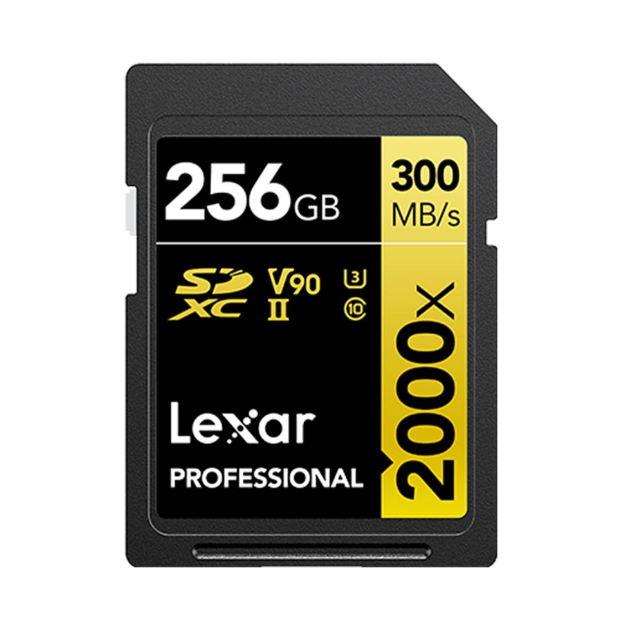 Lexar Lexar 256Gb Professional 2000X 300Mb/Sec Uhs-Ii V90 Sdxc Card | Memory Cards