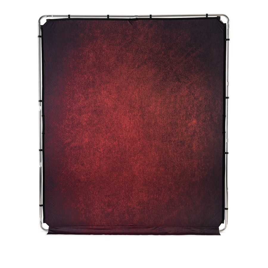 Manfrotto Manfrotto Ezyframe Vintage Background Cover 2 X 2.3M - Crimson | Studio Backgrounds