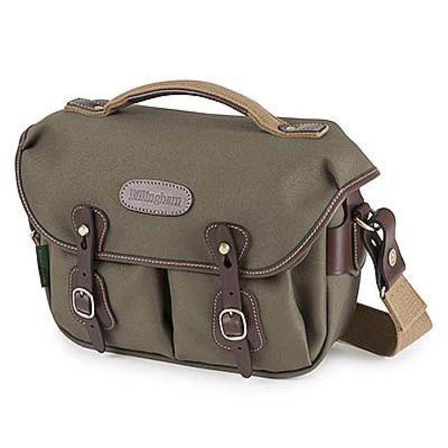 Billingham Billingham Hadley Small Pro - Sage Fibrenyte / Chocolate | Shoulder Bags