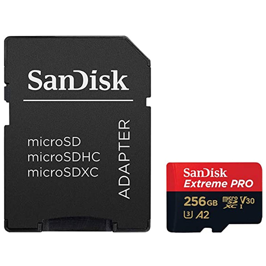 Sandisk Sandisk 256Gb Extreme Pro 200Mb/S Uhs-I V30 Microsdxc Card | Memory Cards