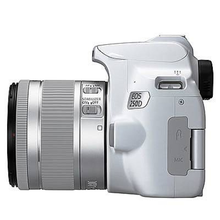 Canon Canon Eos 250D Digital Slr Camera With 18-55Mm Is Stm Lens - White | Dslr Cameras