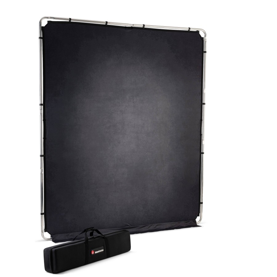 Manfrotto Manfrotto Ezyframe Vintage Background 2 X 2.3M - Pewter | Studio Backgrounds