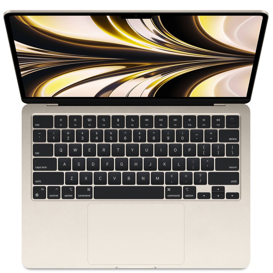 Apple Macbook Air 13.6-Inch, Apple M2 Chip, 8C Cpu, 8C Gpu, 8Gb Ram, 256Gb Ssd - Starlight | Laptops