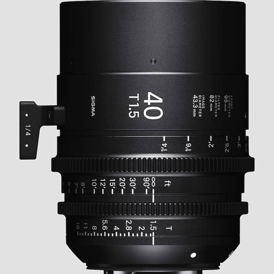 Sigma Sigma Cine 40Mm T1.5 Ff Fully Luminous Metric Lens - Sony Mount | Cine Lenses