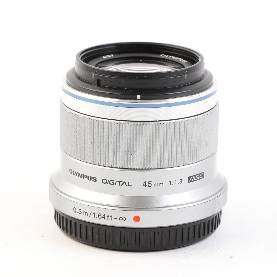 OM SYSTEM / Olympus Used Olympus M.Zuiko Digital 45Mm F1.8 Digital Lens - Silver | Used Lenses