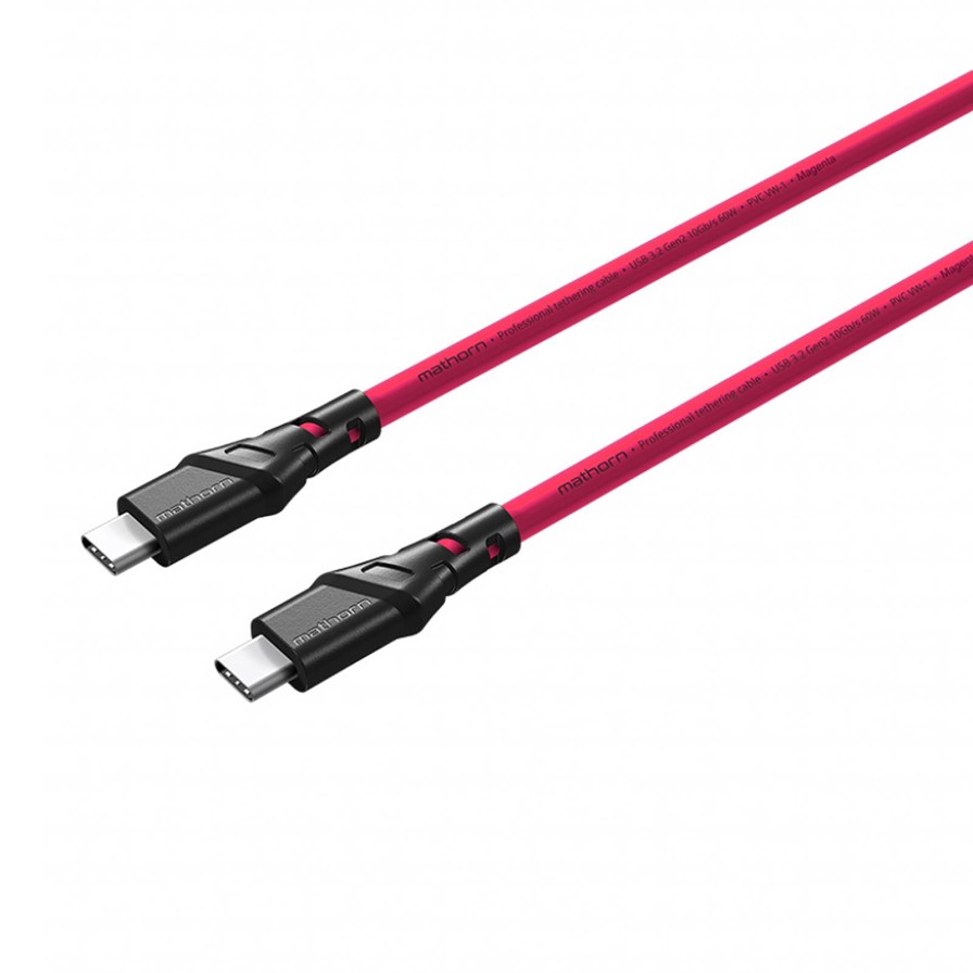 Mathorn Mathorn Mtc-510 Usb C-C 5M Tethering Cable - Magenta | Camera Accessories