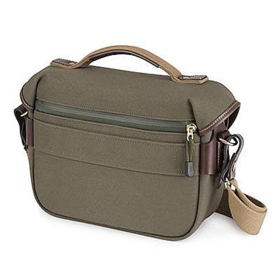 Billingham Billingham Hadley Small Pro - Sage Fibrenyte / Chocolate | Shoulder Bags