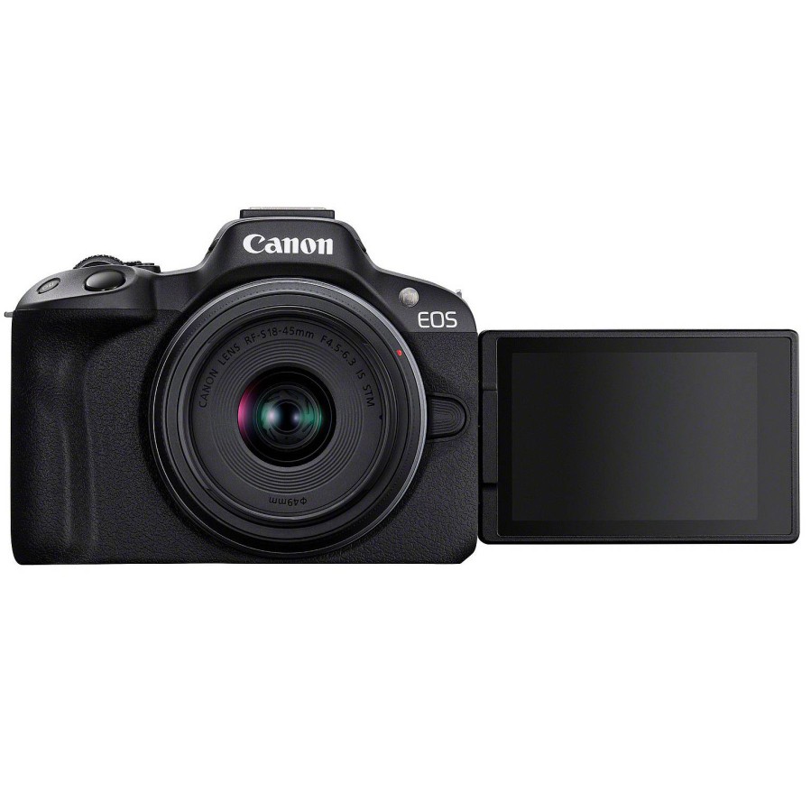 Canon Canon Eos R50 Digital Camera With Rf-S 18-45Mm Lens - Black | Mirrorless Cameras