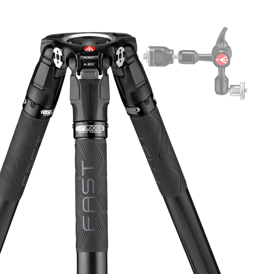 Manfrotto Manfrotto 635 Fast Single Carbon Fibre Tripod | Video Tripods