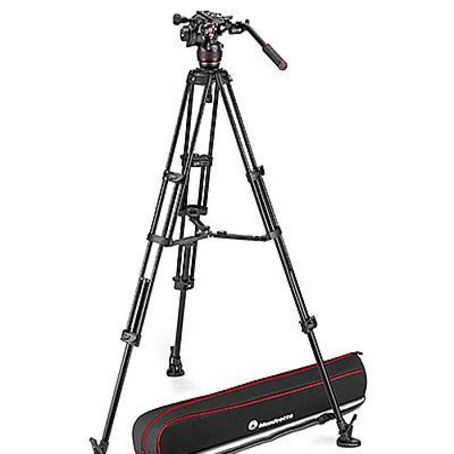 Manfrotto Manfrotto Nitrotech 608 + Carbon Fibre Twin Ms | Video Tripods