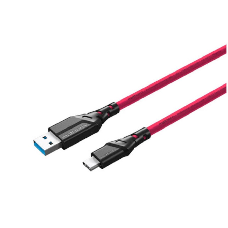 Mathorn Mathorn Mtc-200 Usb A-C 2M Tethering Cable - Magenta | Camera Accessories