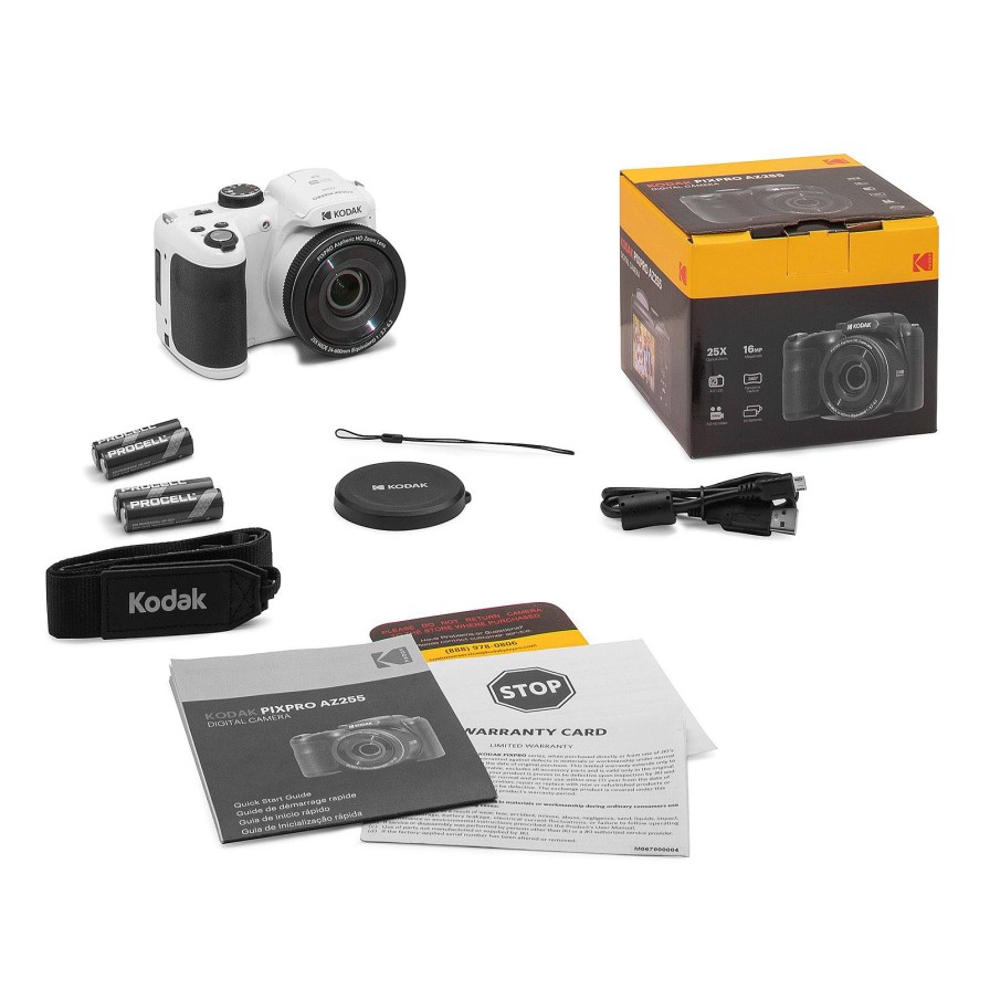 Kodak Kodak Pixpro Az255 Digital Camera - White | Compact Cameras