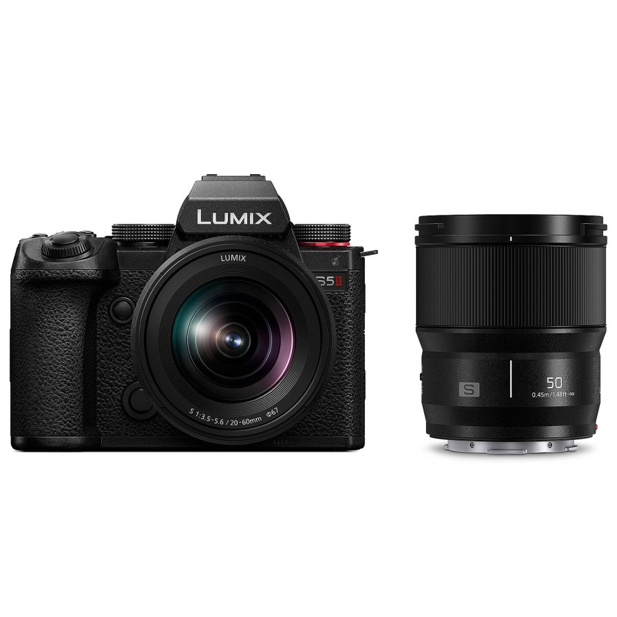 Panasonic Panasonic Lumix S5 Ii Digital Camera With 20-60Mm And 50Mm Lens | Mirrorless Cameras