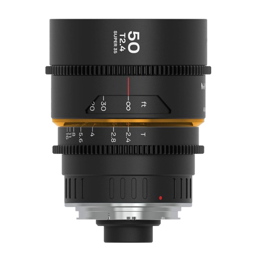 Laowa Laowa Nanomorph 50Mm T2.4 1.5X S35 (Amber) Lens For Pl + Ef Mount | Dslr Lenses