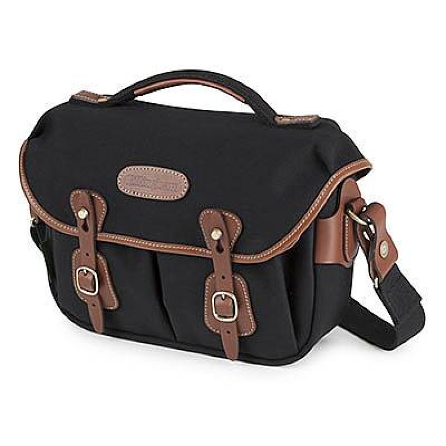 Billingham Billingham Hadley Small Pro - Black Canvas / Tan | Shoulder Bags