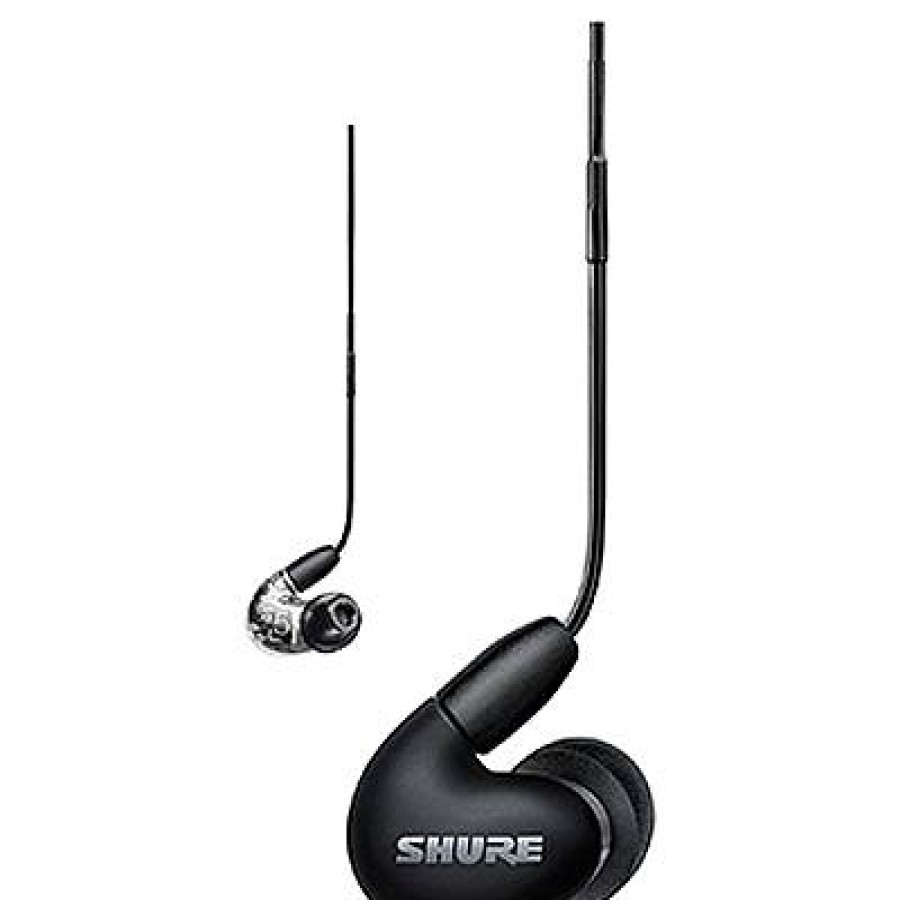 Shure Shure Aonic 5 Sound Isolating Earphones - Triple High Definition Balanced Armature Drivers - Black | Headphones