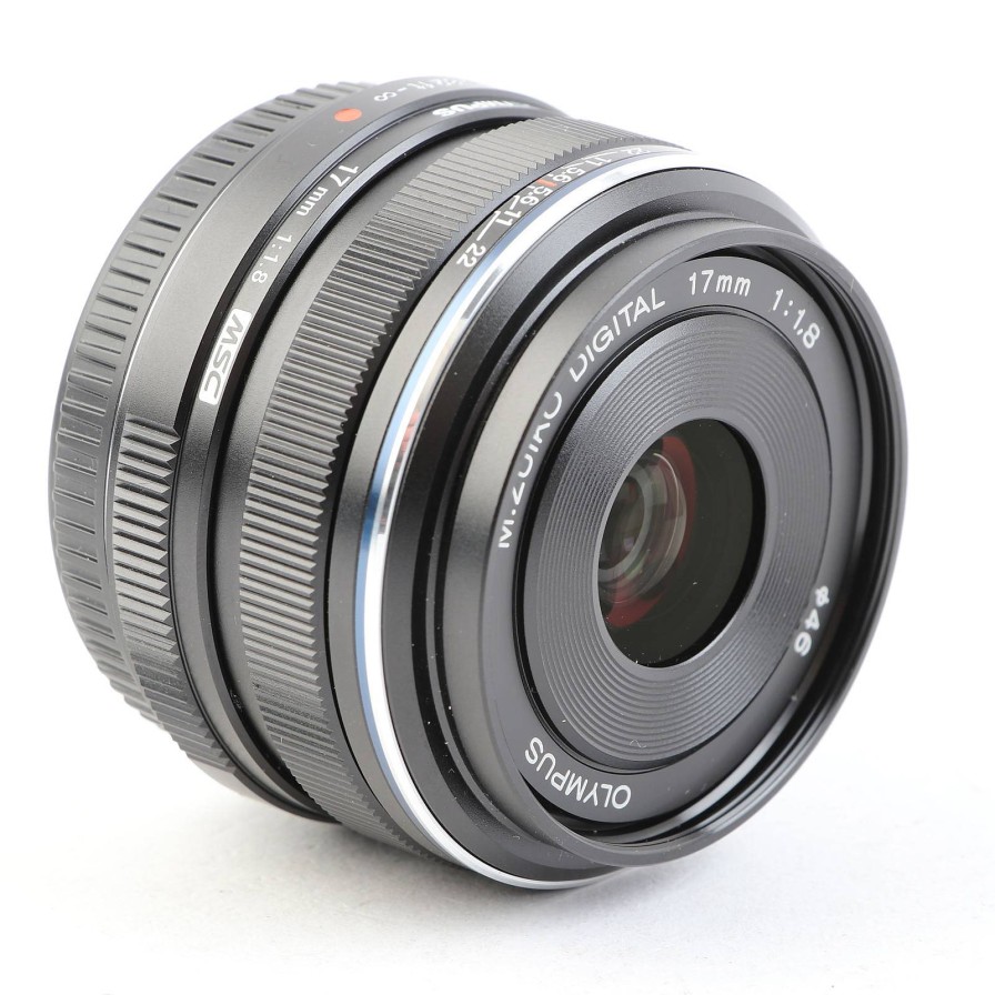 OM SYSTEM / Olympus Used Olympus M.Zuiko Digital 17Mm F1.8 Lens- Black | Used Lenses