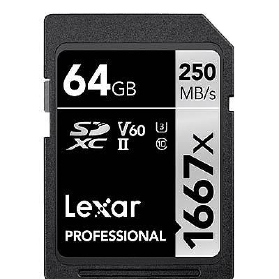 Lexar Lexar 64Gb 1667X (250Mb/Sec) Professional Uhs-Ii Sdxc Card | Memory Cards