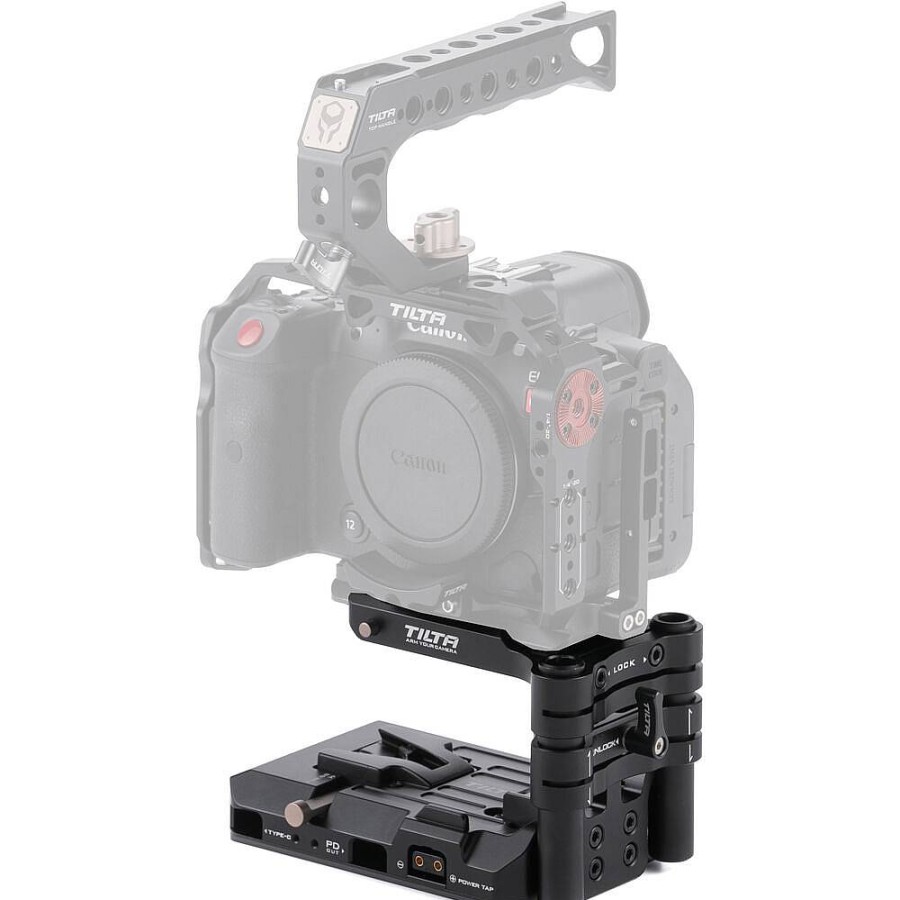 Tilta Tilta Tiltaing Smart V Mount Battery Baseplate (Arca) - Black | Shoulder Rigs, Cages & Baseplates