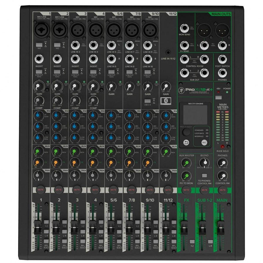 Mackie Mackie Profx12V3+ Analog Mixer | Audio Recorders & Mixers