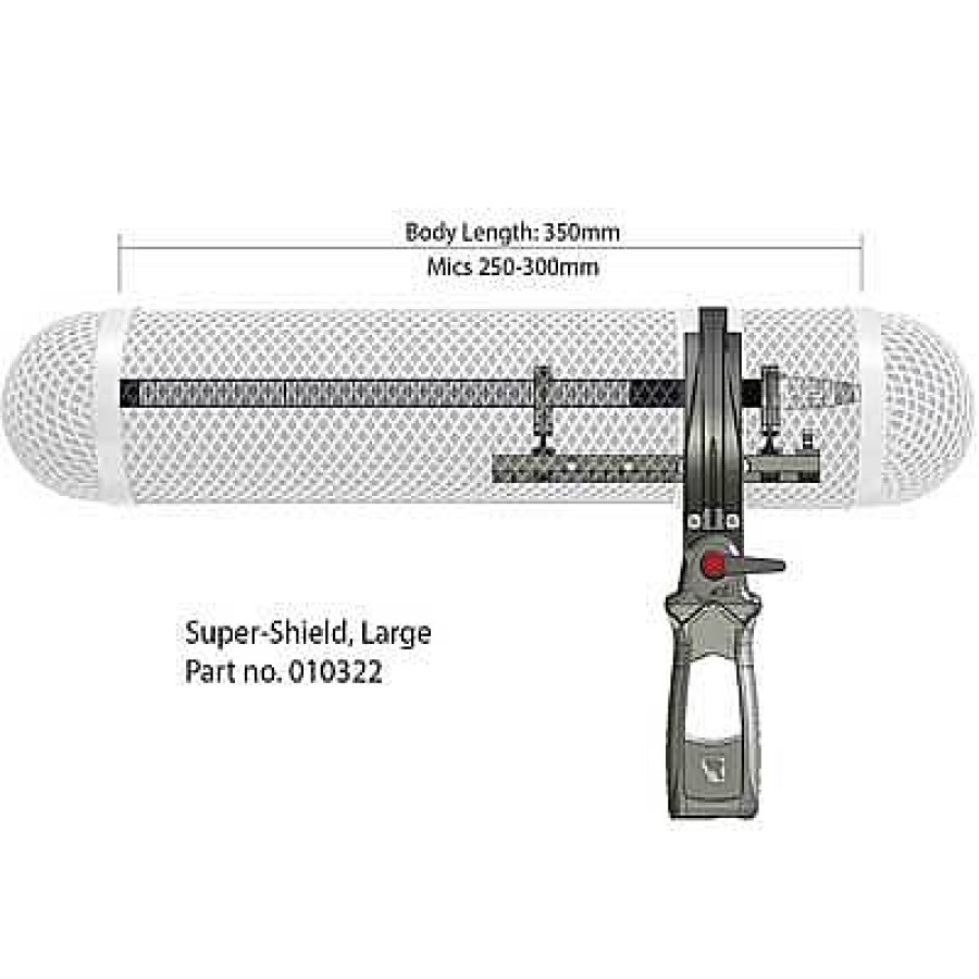 Rycote Rycote Super-Shield Kit, Large | Wind Protection