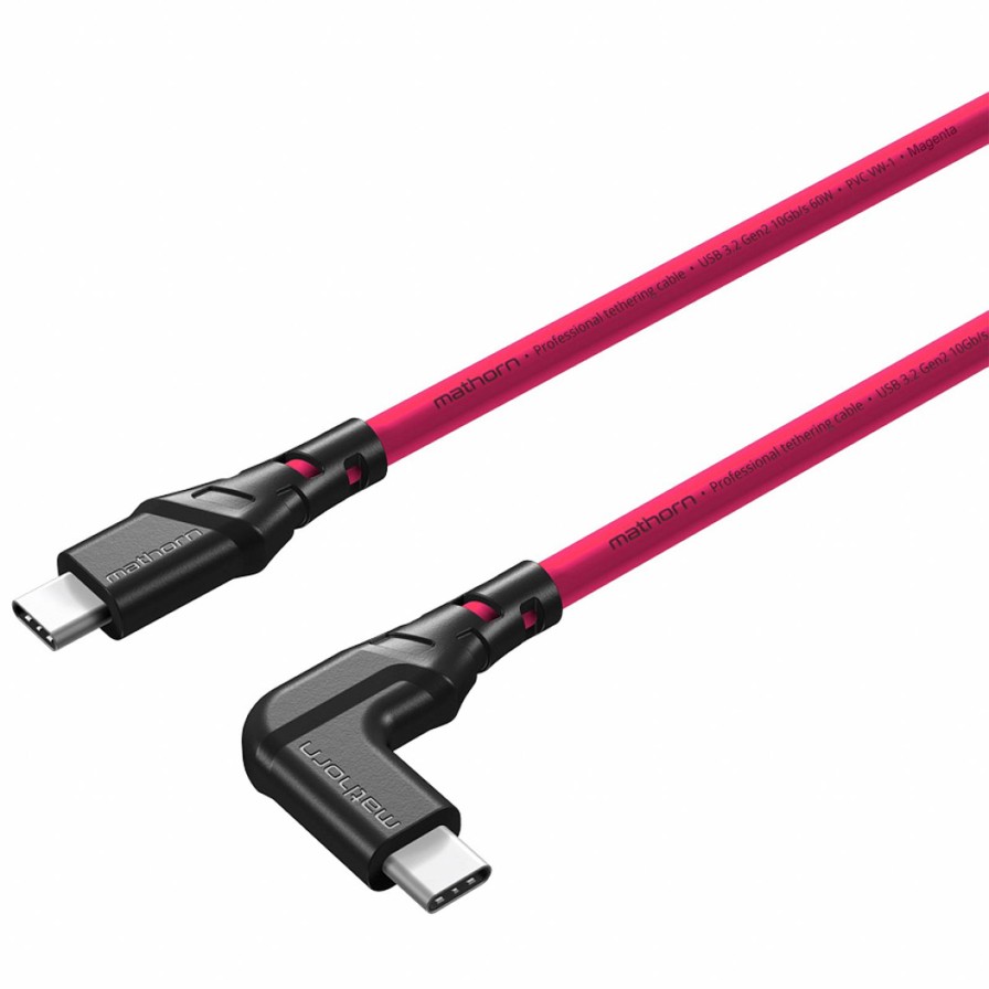 Mathorn Mathorn Mtc-511 Usb C-C90 5M Tethering Cable - Magenta | Camera Accessories