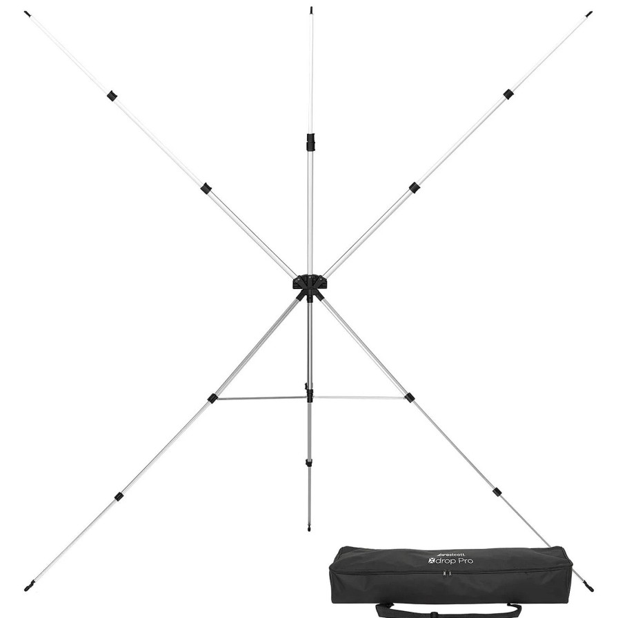 Westcott Westcott X-Drop Pro Backdrop Stand (For 5' And 8' Wide Backdrops) | Studio Backgrounds