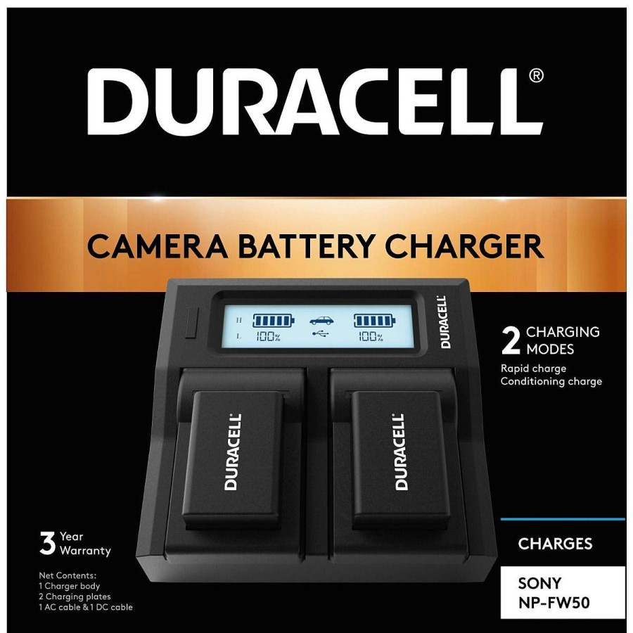 Duracell Duracell Dual Battery Charger Sony Np-Fw50 | Camera Accessories